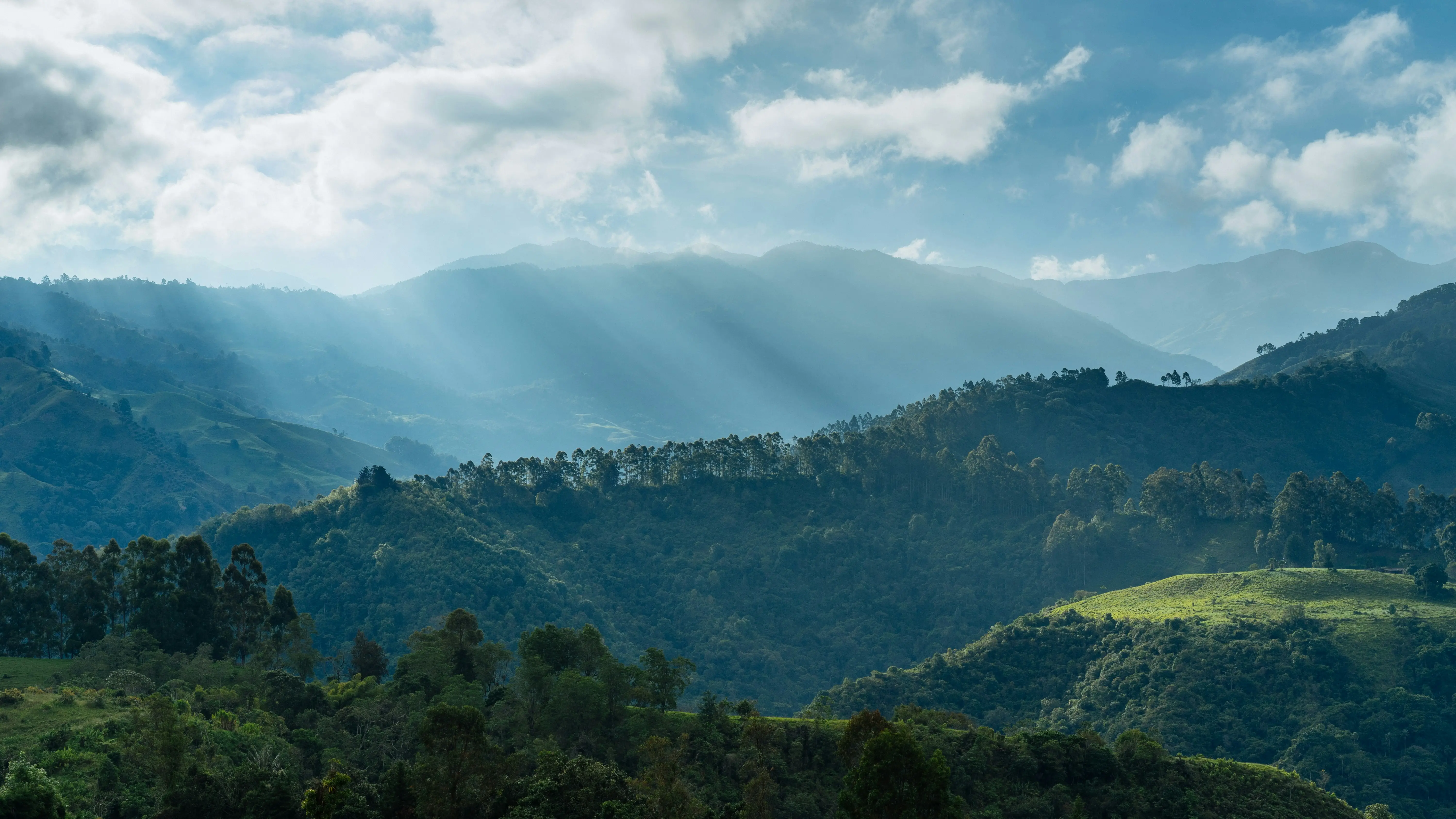 Colombian mountain landscape